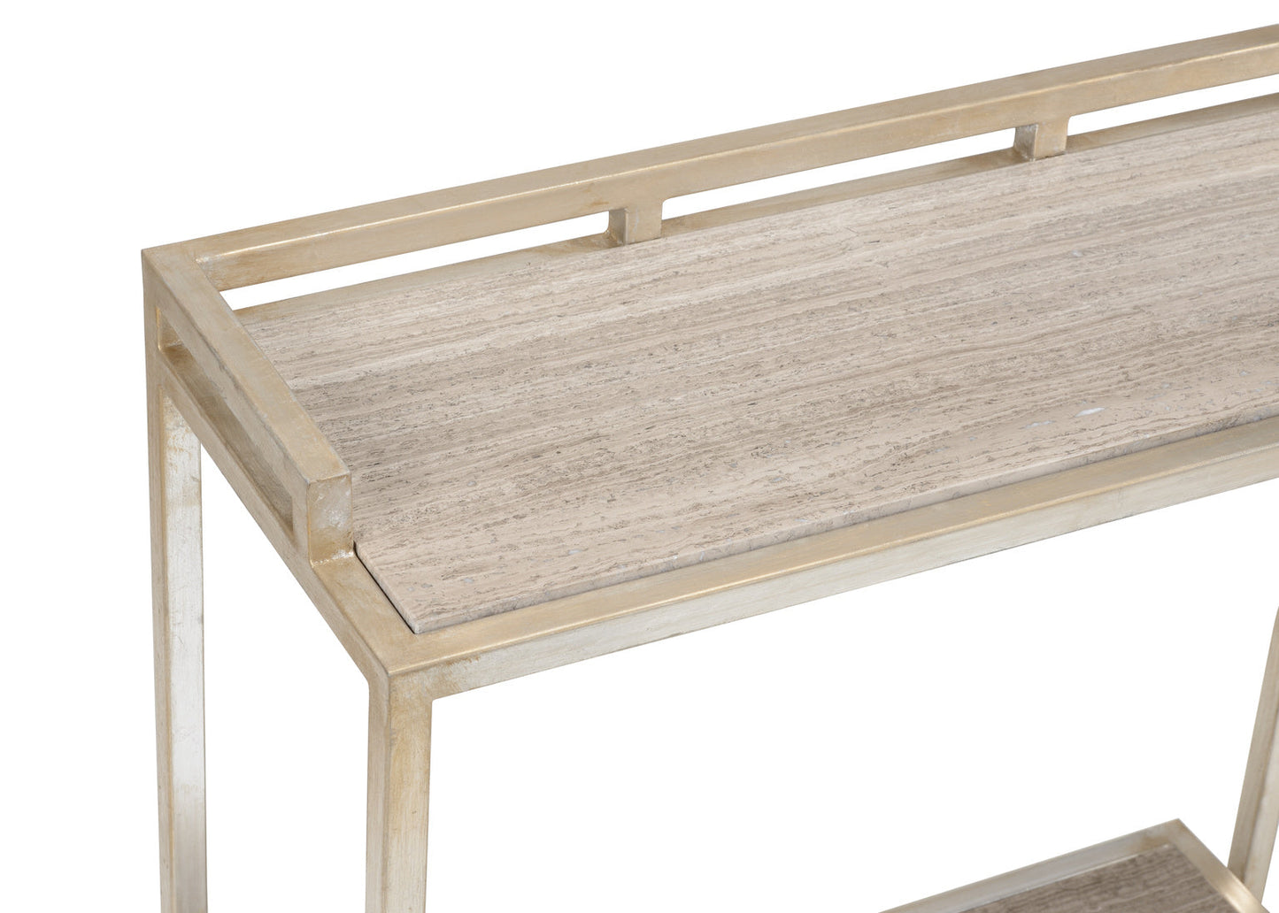 Bogart Metal Brown Home Bar Cart-Home Bar Carts-Wildwood-LOOMLAN