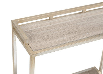 Bogart Metal Brown Home Bar Cart-Home Bar Carts-Wildwood-LOOMLAN