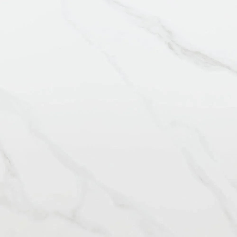 Bogey Stone & Steel White Geometric Side Table - LOOMLAN - Zuo Modern - Side Tables