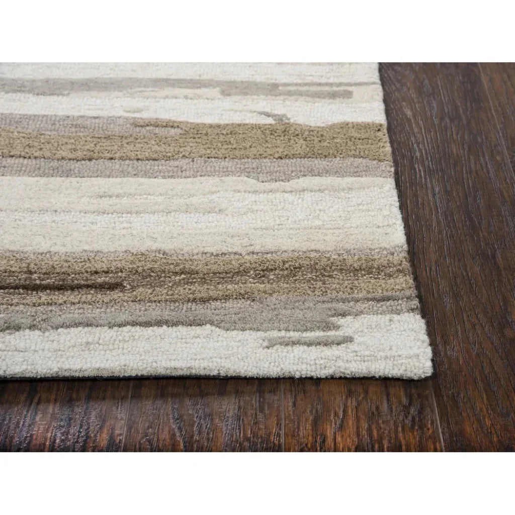 Bogg Abstract Tan Large Area Rugs For Living Room - LOOMLAN - LOOMLAN - Area Rugs