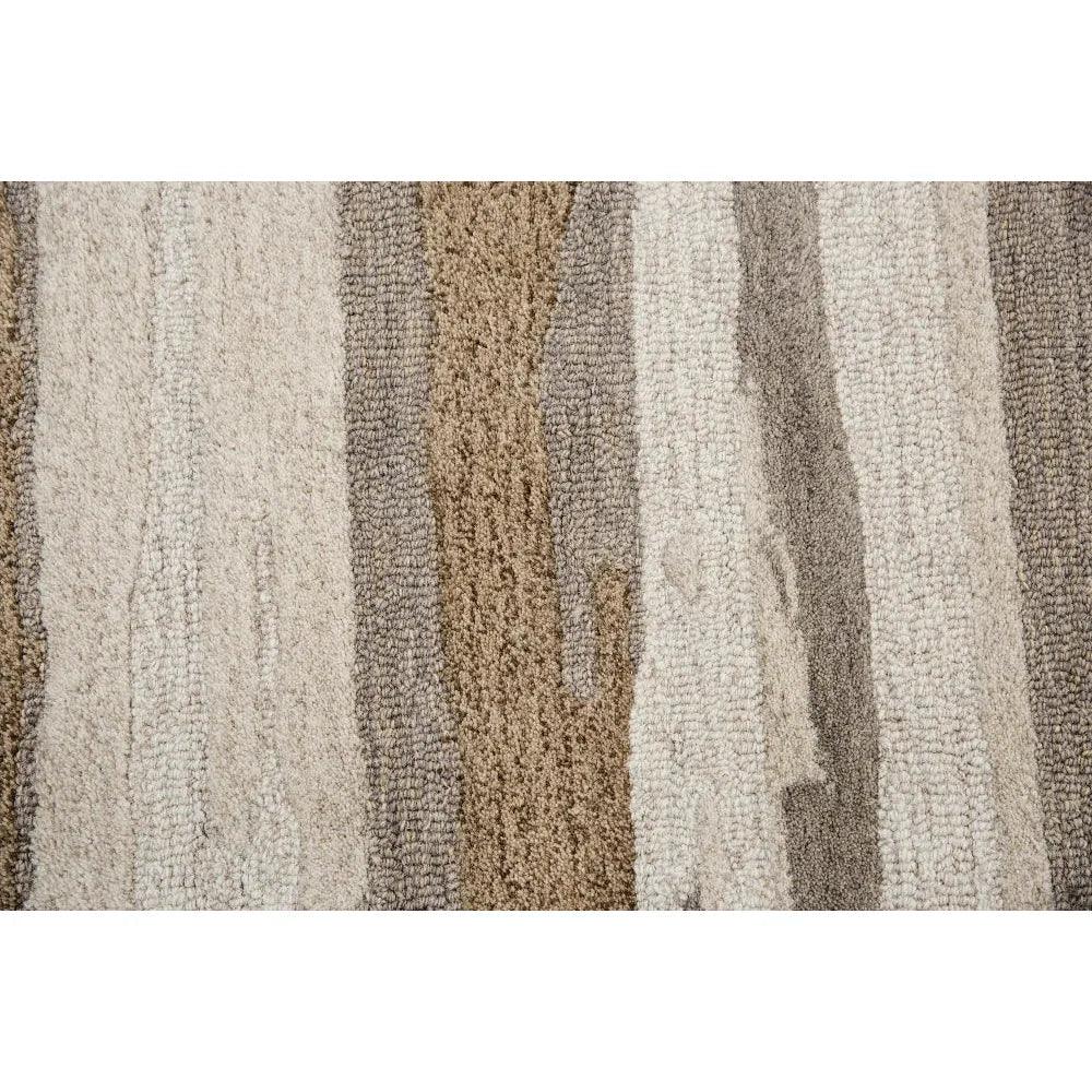 Bogg Abstract Tan Large Area Rugs For Living Room - LOOMLAN - LOOMLAN - Area Rugs