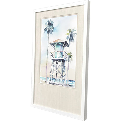 Boho Beachy Hand Assembled Framed Wall Art