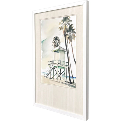 Boho Beachy Hand Assembled Framed Wall Art