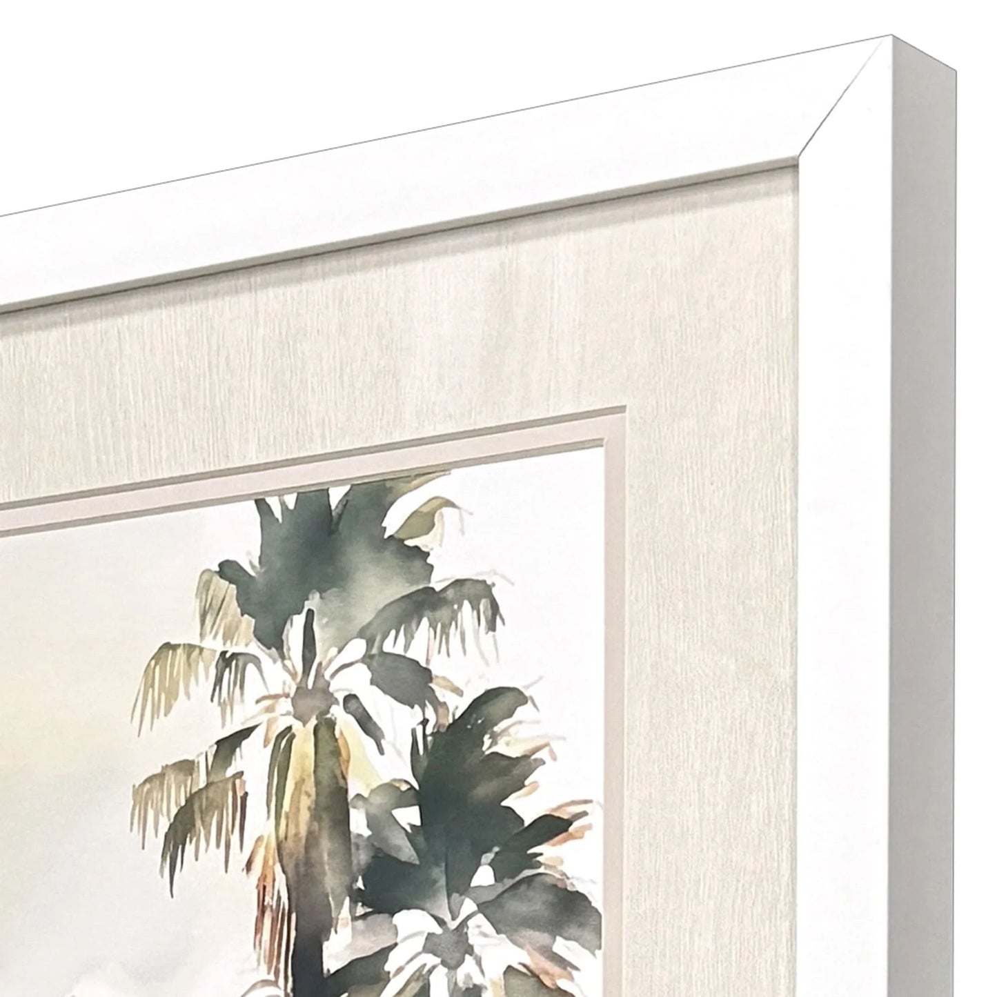 Boho Beachy Hand Assembled Framed Wall Art