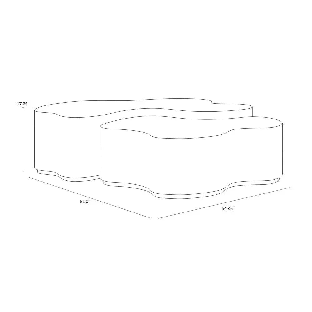 Boise Nesting Coffee Tables (set Of 2) - LOOMLAN - SUNPAN - Coffee Tables