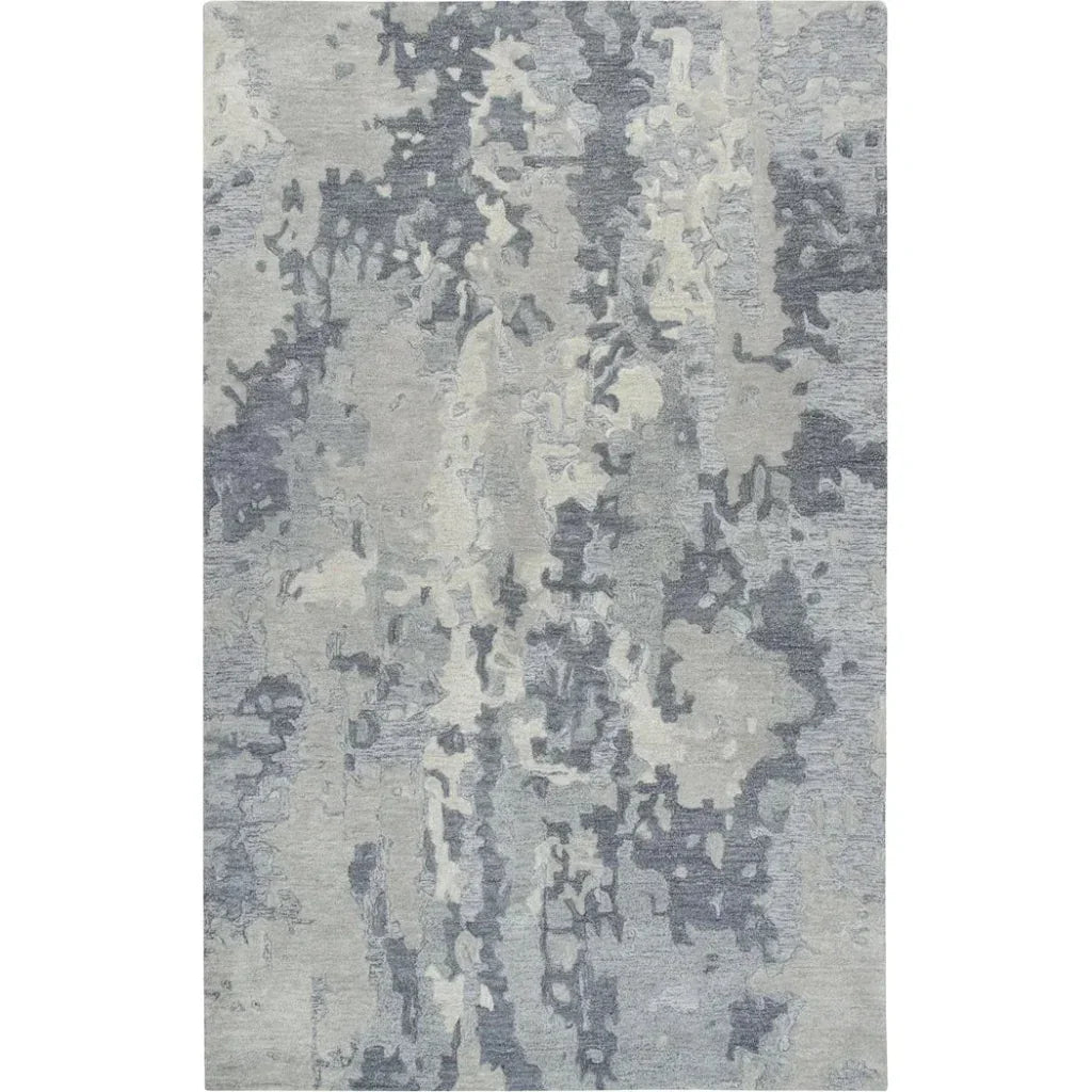 Boka Abstract Gray Large Area Rugs For Living Room - LOOMLAN - LOOMLAN - Area Rugs