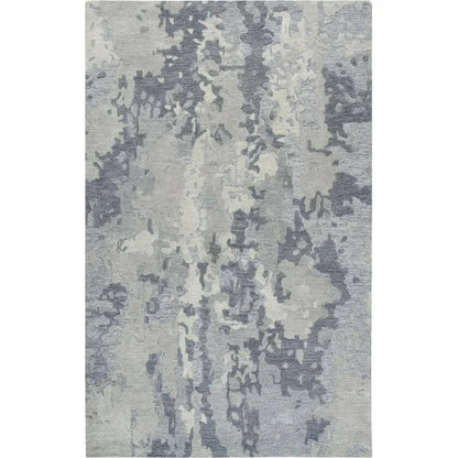 Boka Abstract Gray Large Area Rugs For Living Room - LOOMLAN - LOOMLAN - Area Rugs