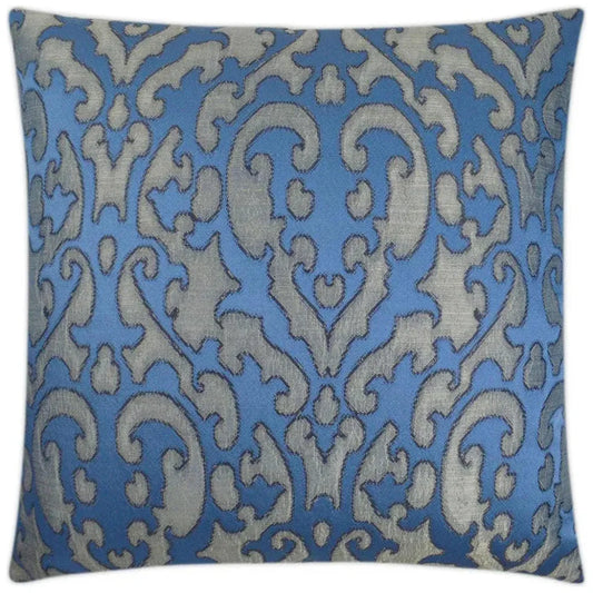 Bokhara Bluestone Blue Throw Pillow Insert - LOOMLAN - D.V. Kap - Throw Pillows