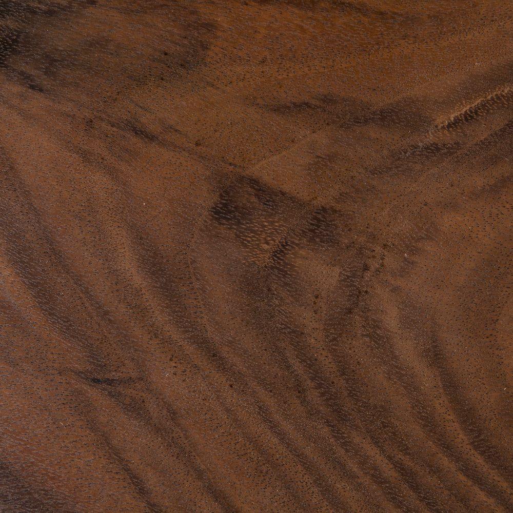 Boko Wooden Round Side Table - LOOMLAN - Noir - Side Tables