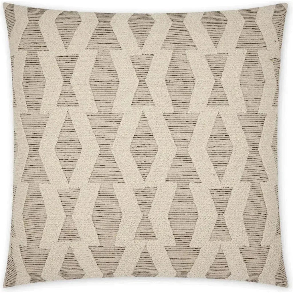 Bold Appeal Cream Geometric Large Throw Pillow Insert - LOOMLAN - D.V. Kap - Throw Pillows