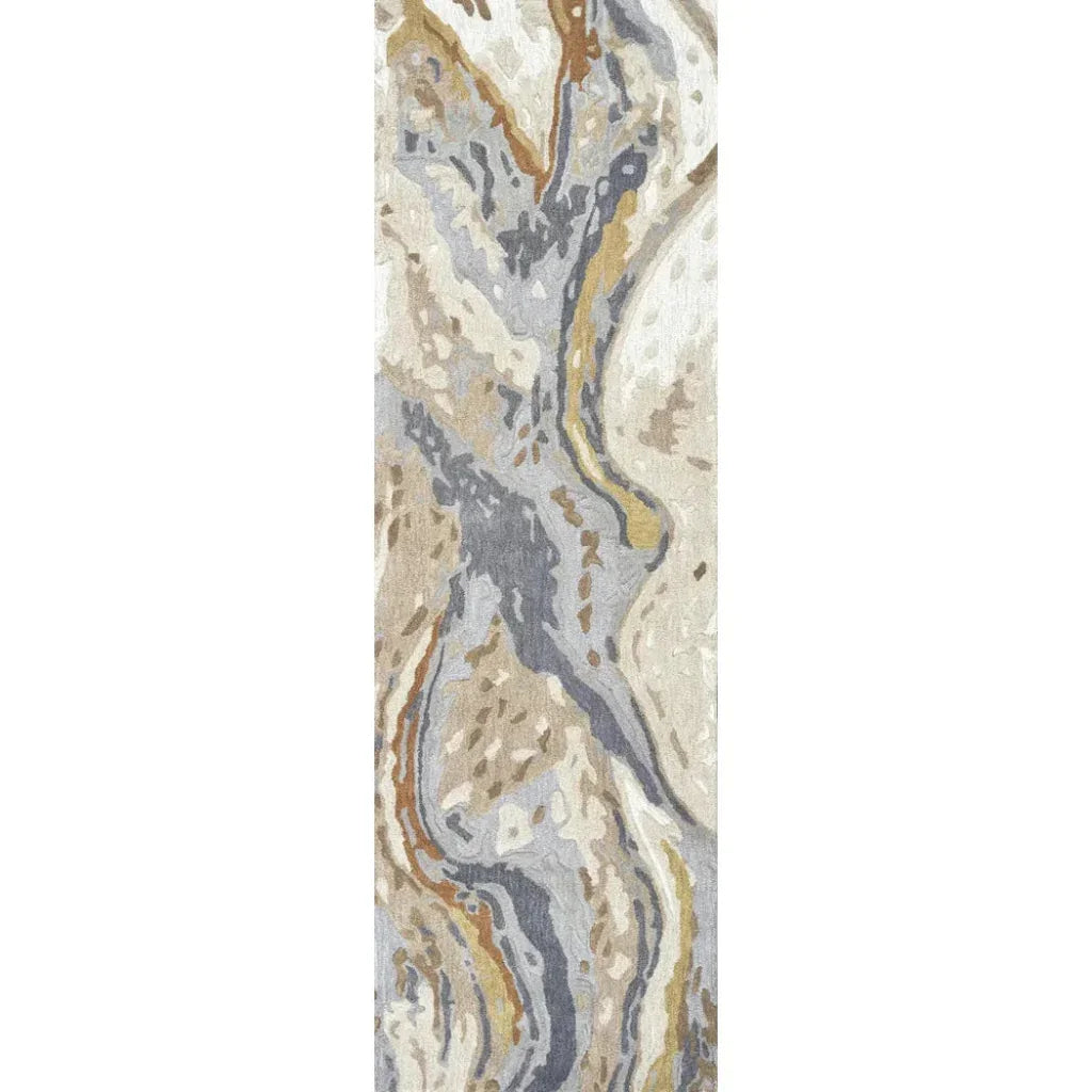 Bole Abstract Beige Large Area Rugs For Living Room - LOOMLAN - LOOMLAN - Area Rugs