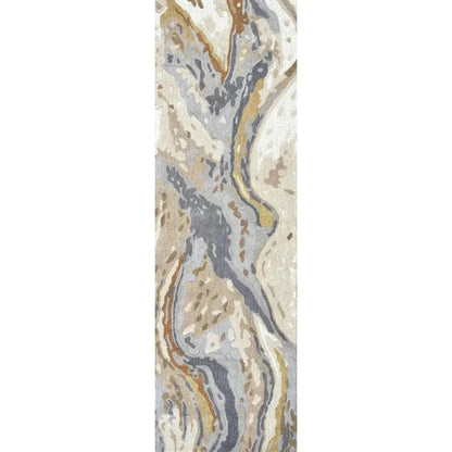 Bole Abstract Beige Large Area Rugs For Living Room - LOOMLAN - LOOMLAN - Area Rugs