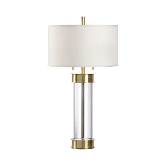 Bolton Crystal Design Brass Finish Table Lamp - LOOMLAN - Wildwood - Table Lamps