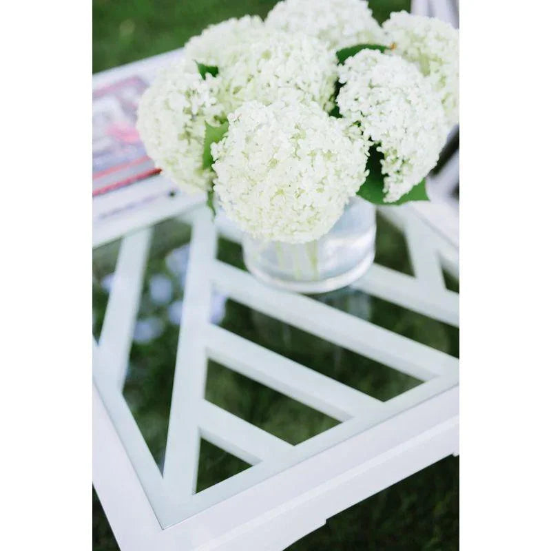 Bolton White Painted Wooden Game Table - LOOMLAN - Chelsea House - Side Tables