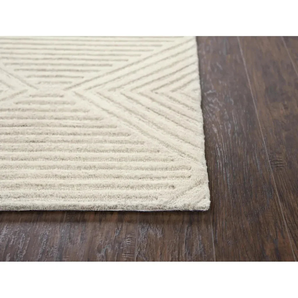 Bomb Diamond Light Beige Large Area Rugs - LOOMLAN - LOOMLAN - Area Rugs