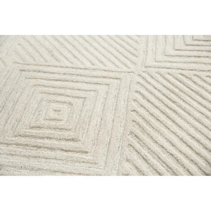Bomb Diamond Light Beige Large Area Rugs - LOOMLAN - LOOMLAN - Area Rugs