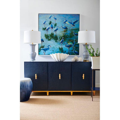 Bond Street White Glazed Ceramic Planter - LOOMLAN - Chelsea House - Planters