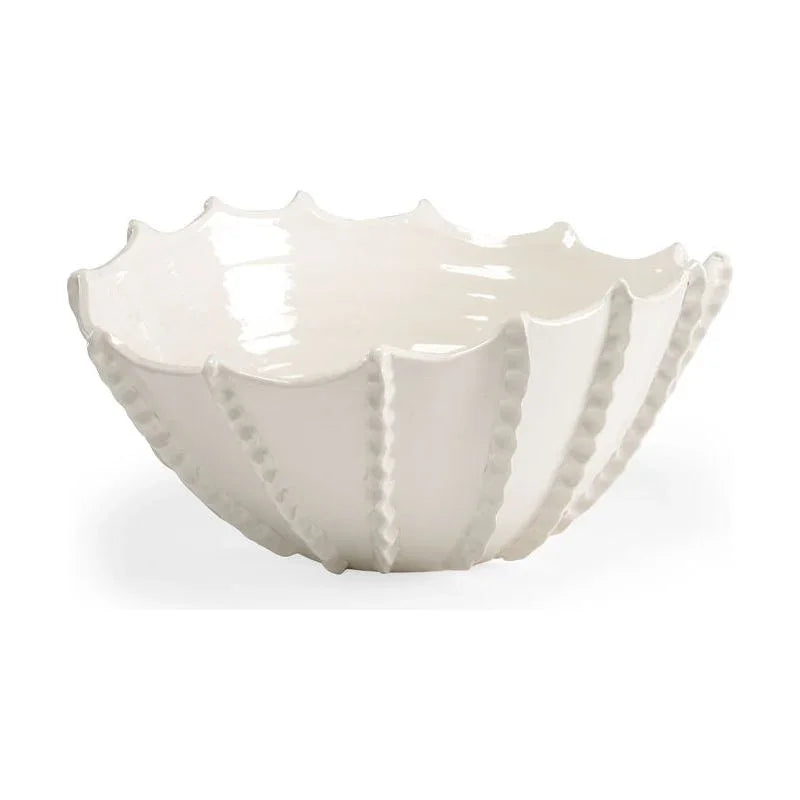 Bond Street White Glazed Ceramic Planter - LOOMLAN - Chelsea House - Planters