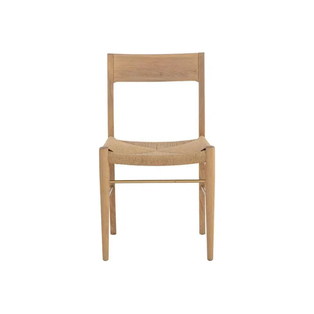 Bondi Rope Wooden Armless Dining Chair - LOOMLAN - SUNPAN - Dining Chairs