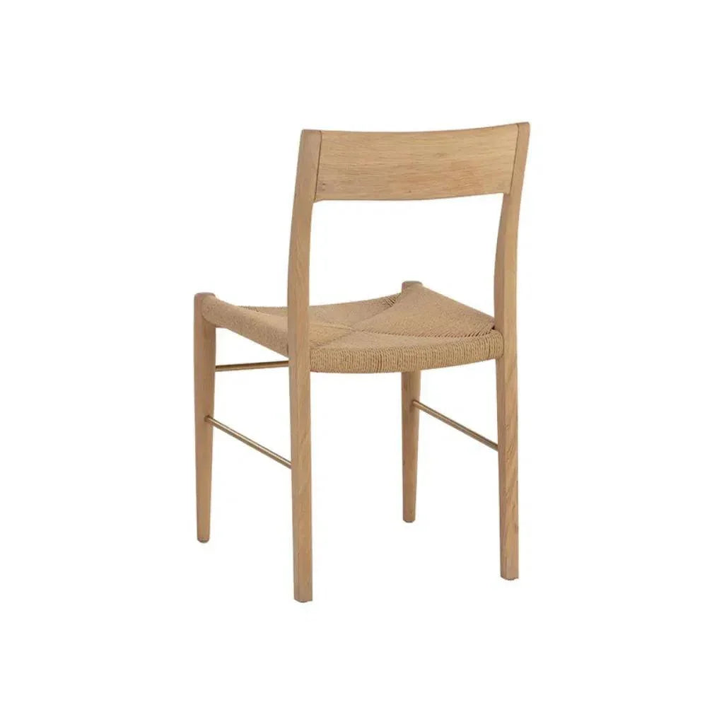 Bondi Rope Wooden Armless Dining Chair - LOOMLAN - SUNPAN - Dining Chairs