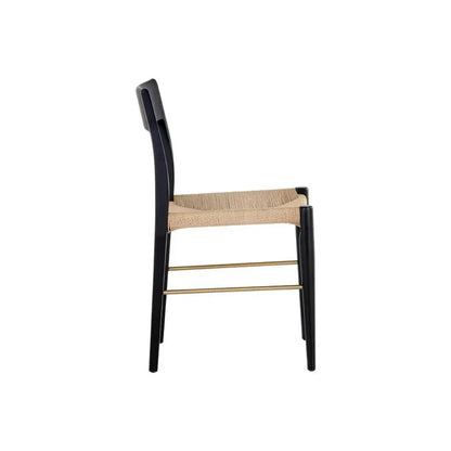 Bondi Rope Wooden Armless Dining Chair - LOOMLAN - SUNPAN - Dining Chairs