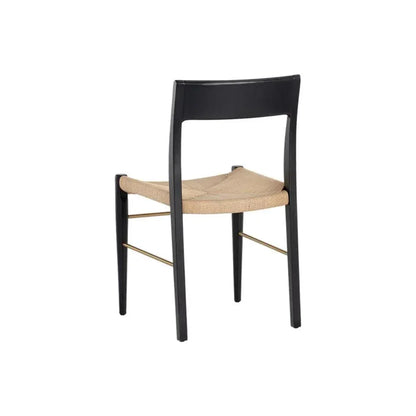 Bondi Rope Wooden Armless Dining Chair - LOOMLAN - SUNPAN - Dining Chairs
