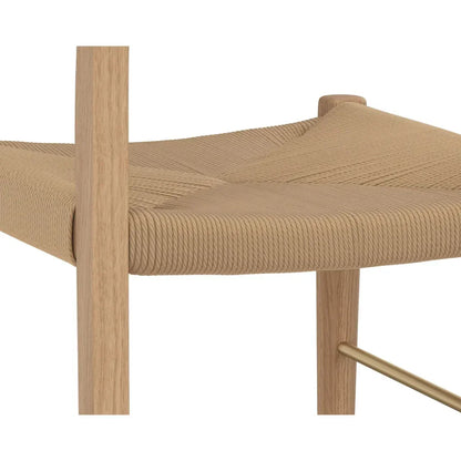 Bondi Rope Wooden Counter Stool - LOOMLAN - SUNPAN - Counter Stools