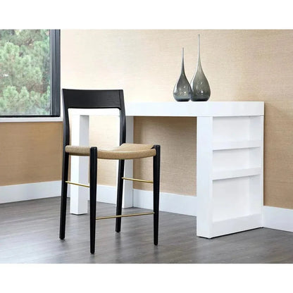 Bondi Rope Wooden Counter Stool - LOOMLAN - SUNPAN - Counter Stools