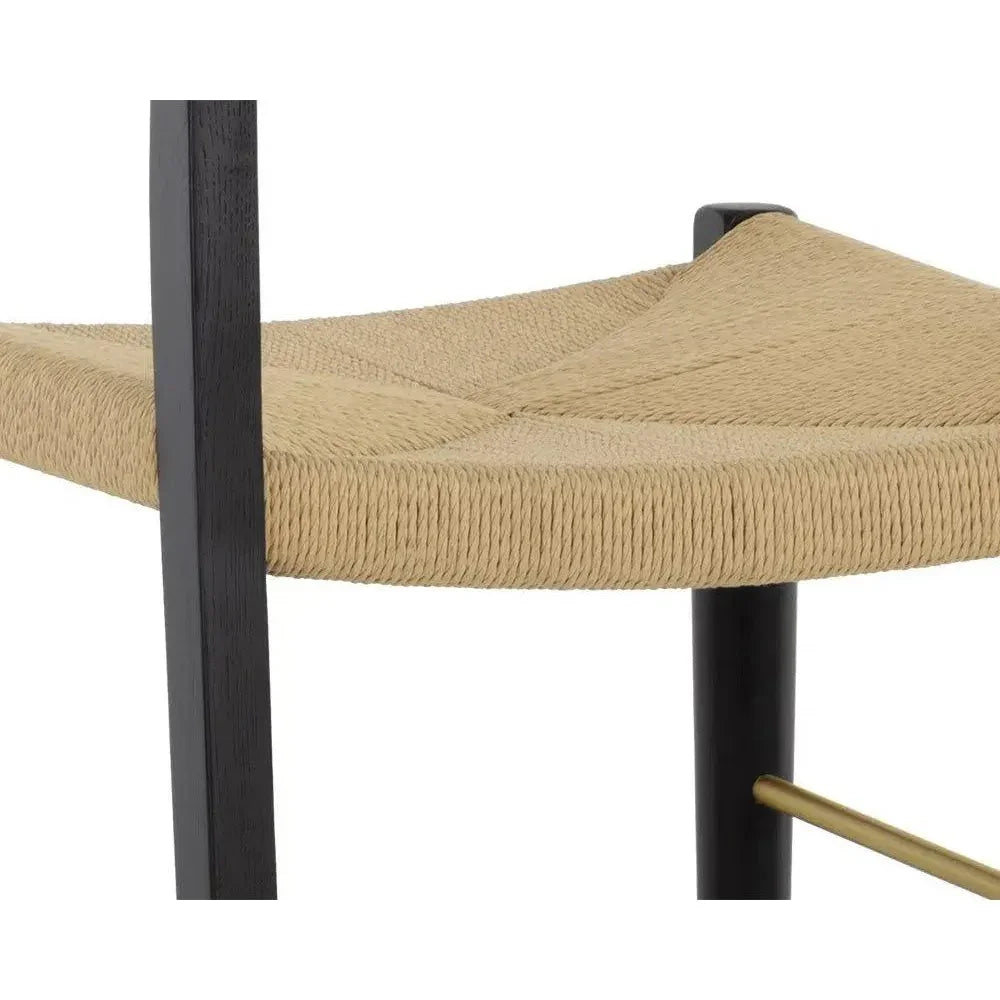 Bondi Rope Wooden Counter Stool - LOOMLAN - SUNPAN - Counter Stools