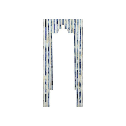 Bone Inlay Made Blue Console Table - LOOMLAN - Chelsea House - Console Tables