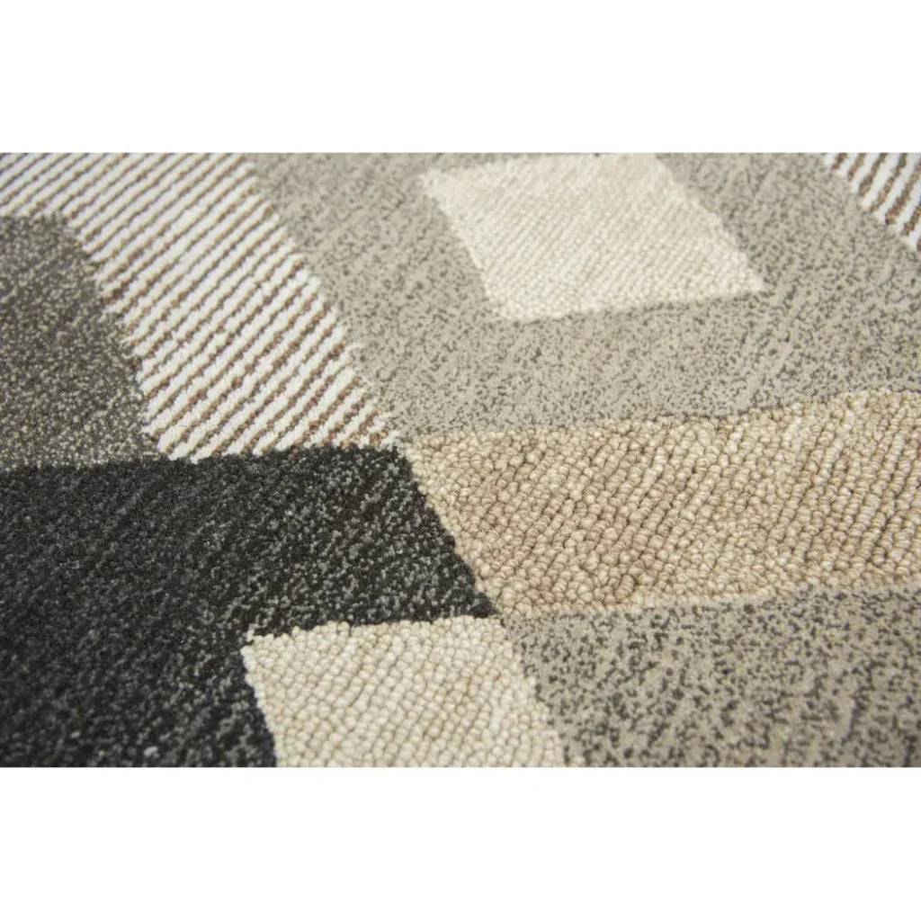 Bong Geometric Brown Large Area Rugs For Living Room - LOOMLAN - LOOMLAN - Area Rugs