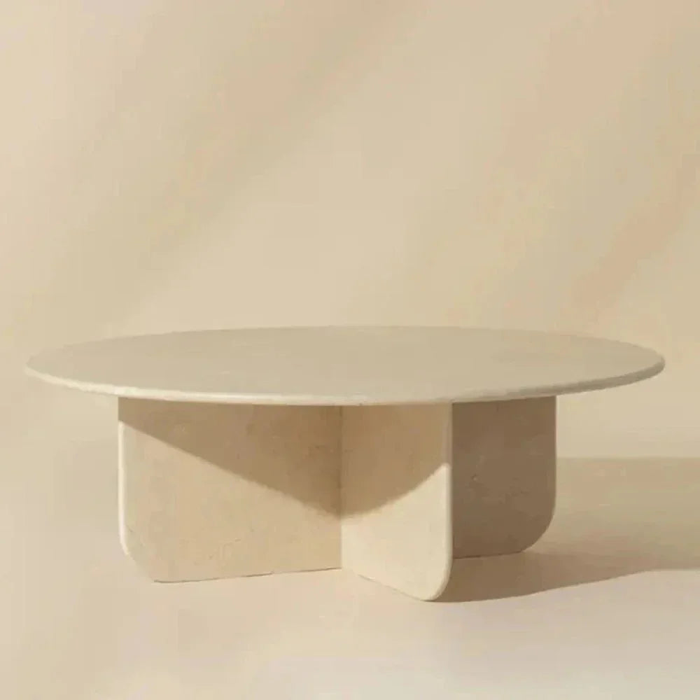 Bonita Luxurious Marble Round Coffee Table - LOOMLAN - SUNPAN - Coffee Tables