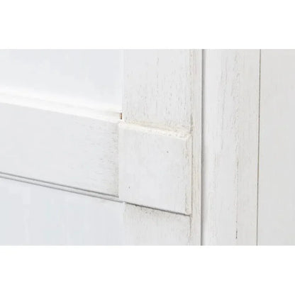 Bookcase With Doors and Drawer Cortina White - LOOMLAN - Sarreid - Bookcases