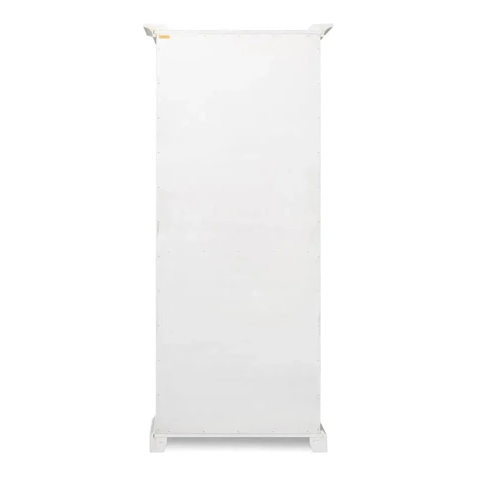 Bookcase With Doors and Drawer Cortina White - LOOMLAN - Sarreid - Bookcases