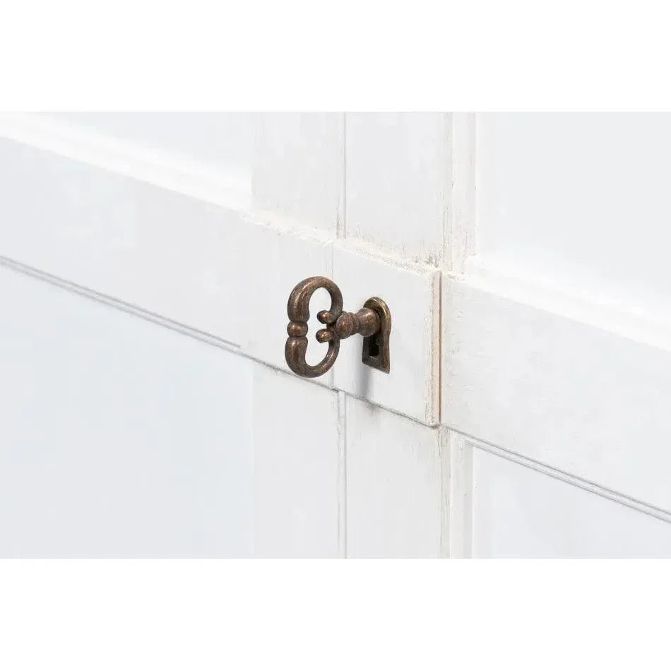 Bookcase With Doors and Drawer Cortina White - LOOMLAN - Sarreid - Bookcases