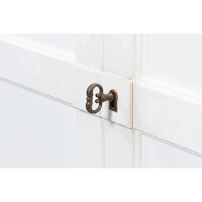 Bookcase With Doors and Drawer Cortina White - LOOMLAN - Sarreid - Bookcases