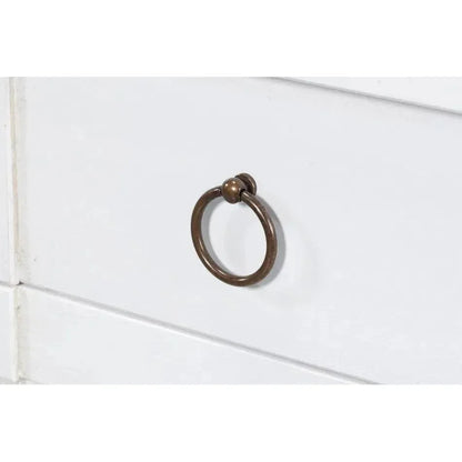 Bookcase With Doors and Drawer Cortina White - LOOMLAN - Sarreid - Bookcases