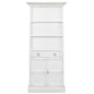Bookcase With Doors and Drawer Cortina White - LOOMLAN - Sarreid - Bookcases