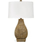Booker Concrete and Metal Brown Table Lamp - LOOMLAN - Bassett Mirror - Table Lamps