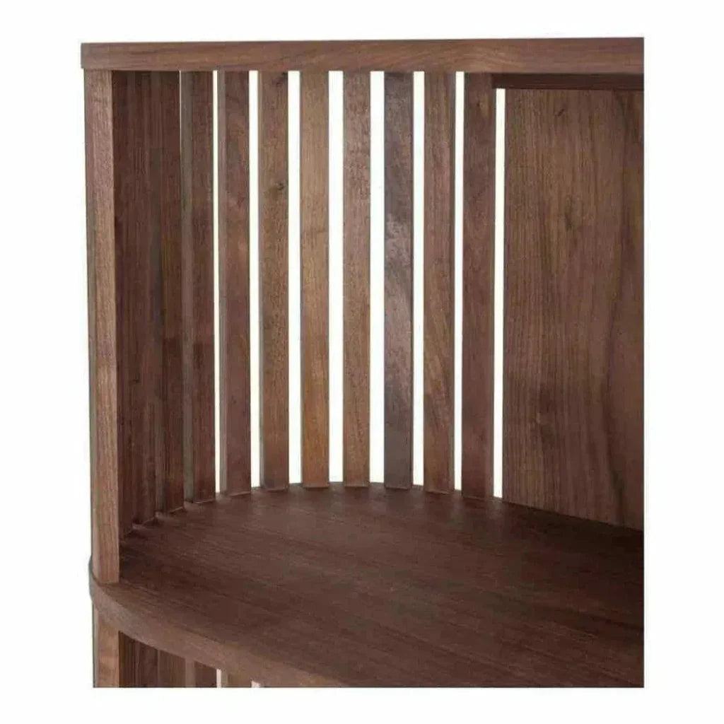 Bookshelf Natural Oil Brown Mid - Century - LOOMLAN - Moe's Home - Bookcases