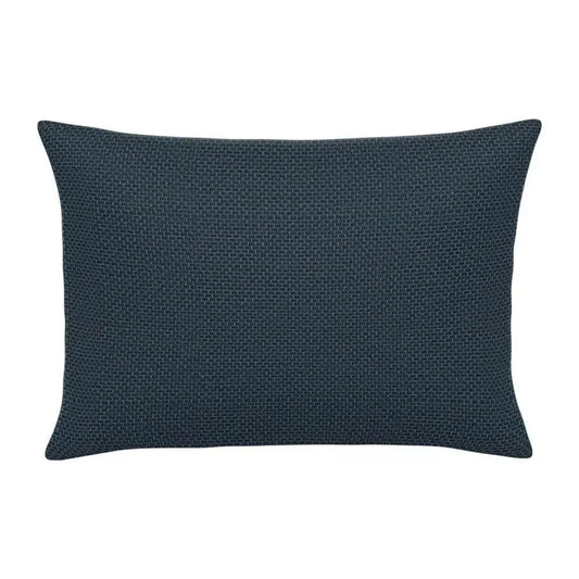Boost Indigo Handmade Outdoor Pillow-Outdoor Pillows-Earnest Collection-20"x13" Lumbar-LOOMLAN