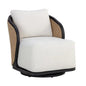 Bora Swivel Lounge Chair Louis Cream - Outdoor-Outdoor Lounge Chairs-SUNPAN-LOOMLAN