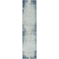 Born Scroll Blue Kitchen Hallway Runner Rug - LOOMLAN - LOOMLAN - Area Rugs