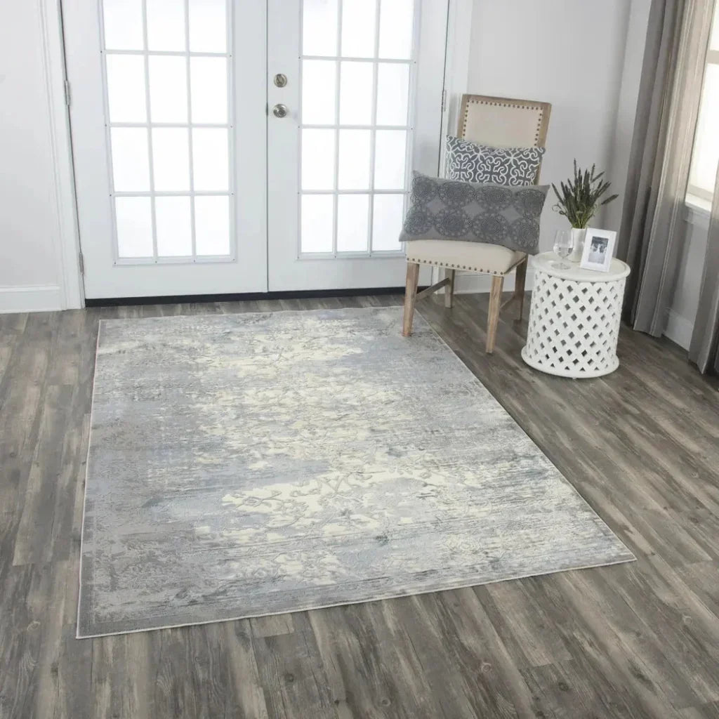 Bosk Vine Gray Kitchen Hallway Runner Rug - LOOMLAN - LOOMLAN - Area Rugs