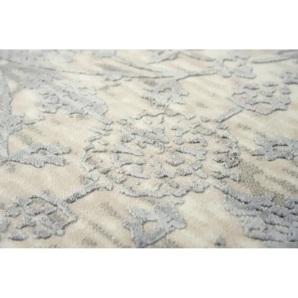 Bosk Vine Gray Kitchen Hallway Runner Rug - LOOMLAN - LOOMLAN - Area Rugs