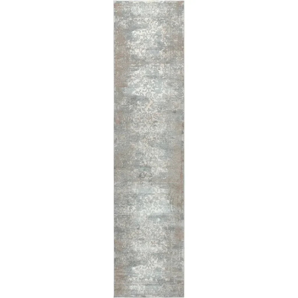 Bosk Vine Gray Kitchen Hallway Runner Rug - LOOMLAN - LOOMLAN - Area Rugs