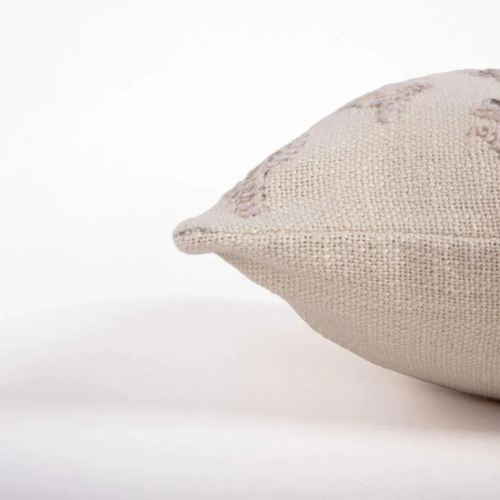 Bot Beige Lumbar Outdoor Pillow-Outdoor Pillows-LOOMLAN-LOOMLAN