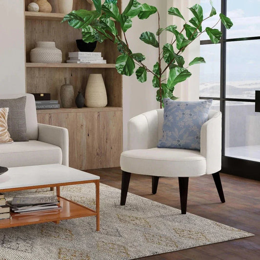 Botanical Blue Outdoor Throw Pillows-Outdoor Pillows-LOOMLAN-LOOMLAN