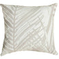 Botanical Ivory Outdoor Throw Pillows-Outdoor Pillows-LOOMLAN-Natural-LOOMLAN