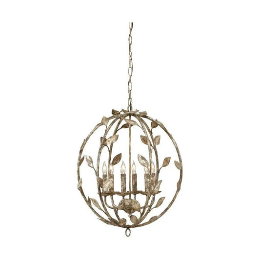 Botanical Leaf Italian Mastercrafted Chandelier - LOOMLAN - Chelsea House - Chandeliers